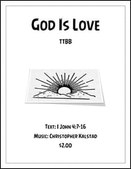 God Is Love TTBB choral sheet music cover Thumbnail